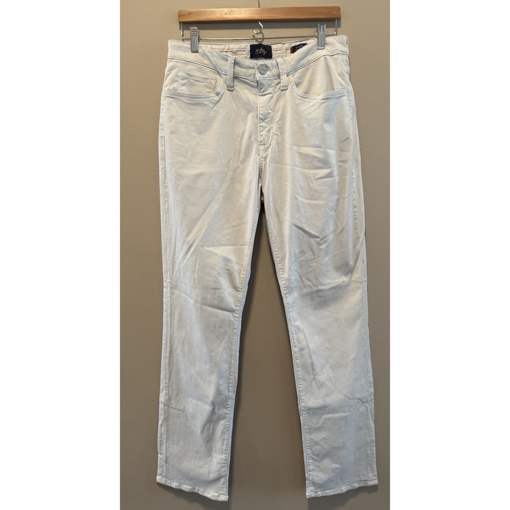34 Heritage Jeans Charisma Comfort‎ Classic Straight Leg Stone Beige NWOT 33x34